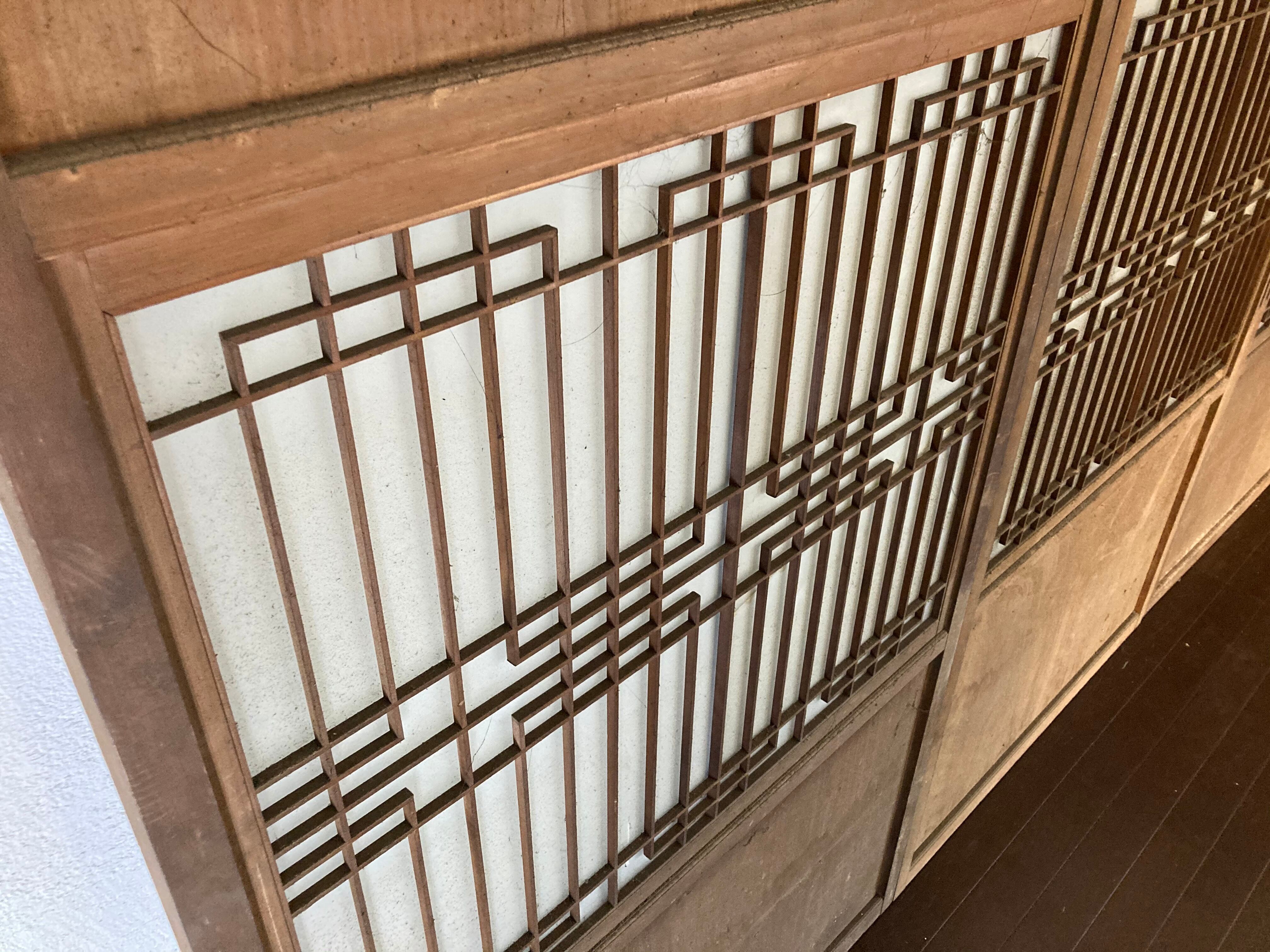 EG-10【スリガラスとくみこの木製引戸建具】4本セット巾895㎜高 EG-10【スリガラスとくみこの木製引戸建具】4本セット巾895㎜高