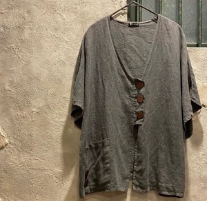 古着ベーカリー様専用 Old short sleeve linen cardigan
