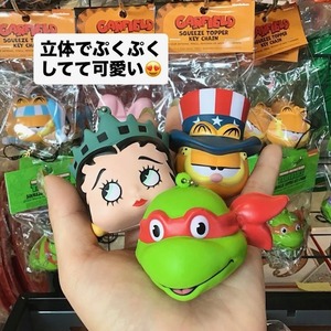 【GARFIELD】スクイーズトッパーキーチェーン