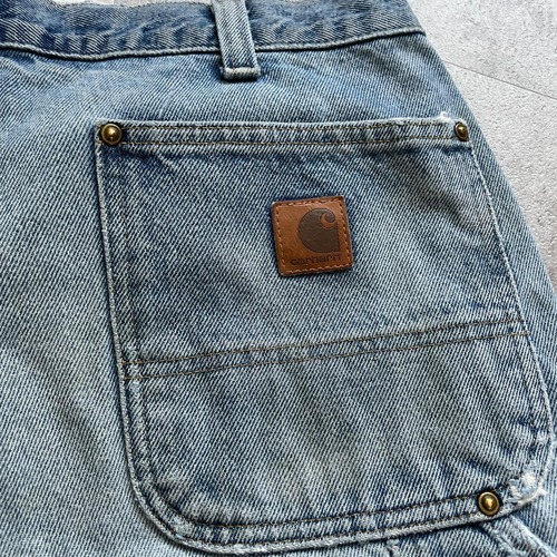 00s メキシコ製 デニム ダブルニー Carhartt 34×32 詳細写真3