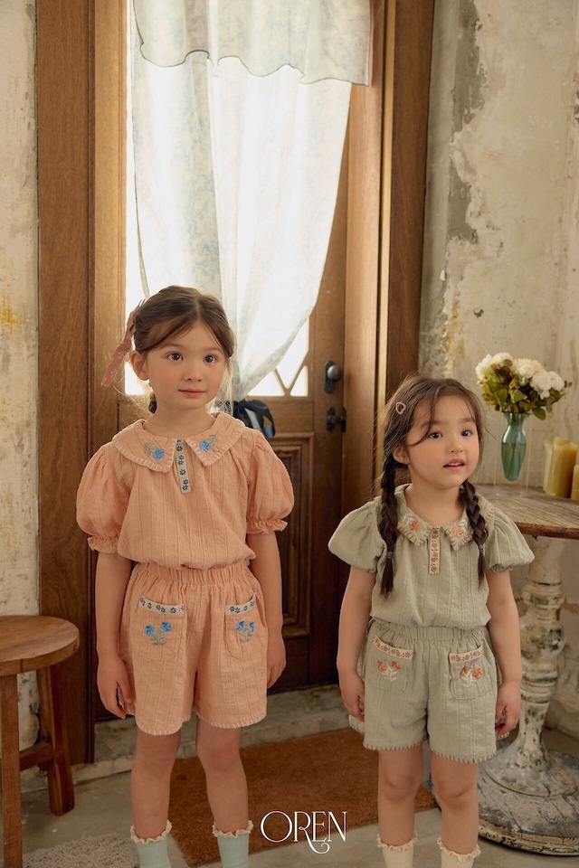 〚予約〛Florin Embroidered Set <kids>