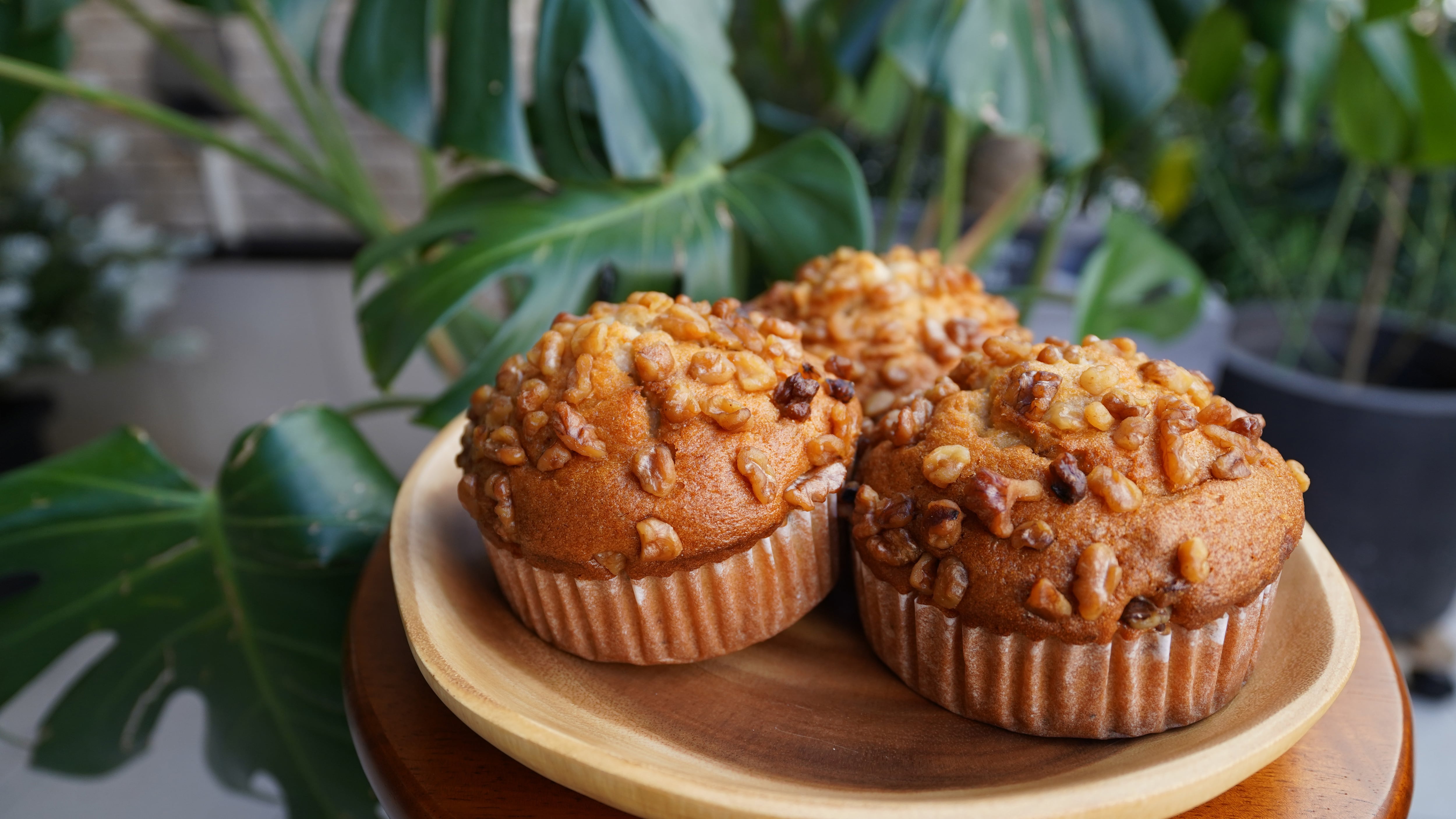 バナナナッツマフィン