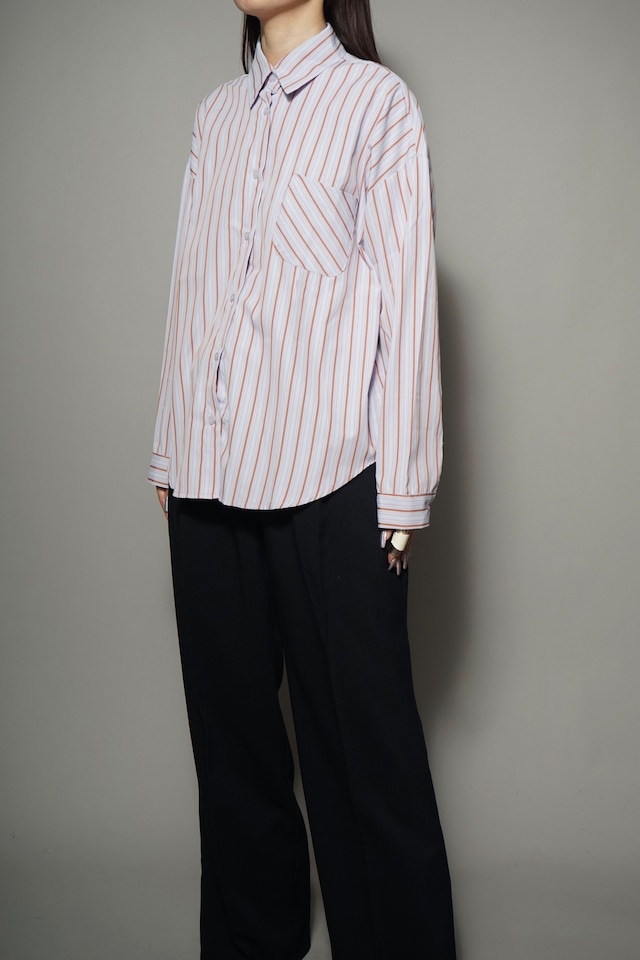 STRIPE SHIRT (PURPLE) 2402-81-834