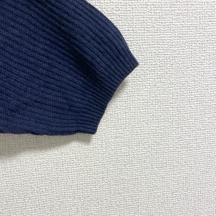 トミーヒルフィガー　ニット　セーター　刺繍ロゴ　ゆるダボ　ビッグシルエット　L