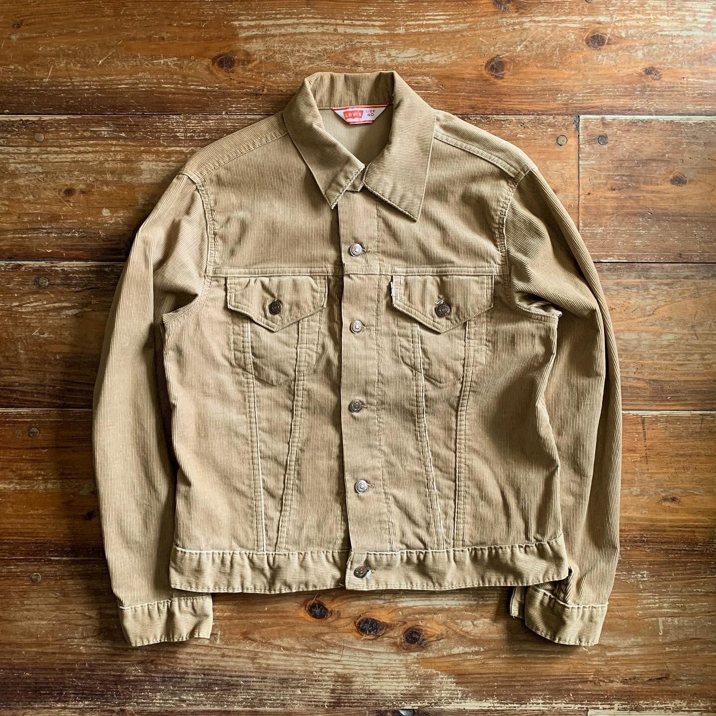 1970s Levi’s “70505-1523” Corduroy Trucker jacket