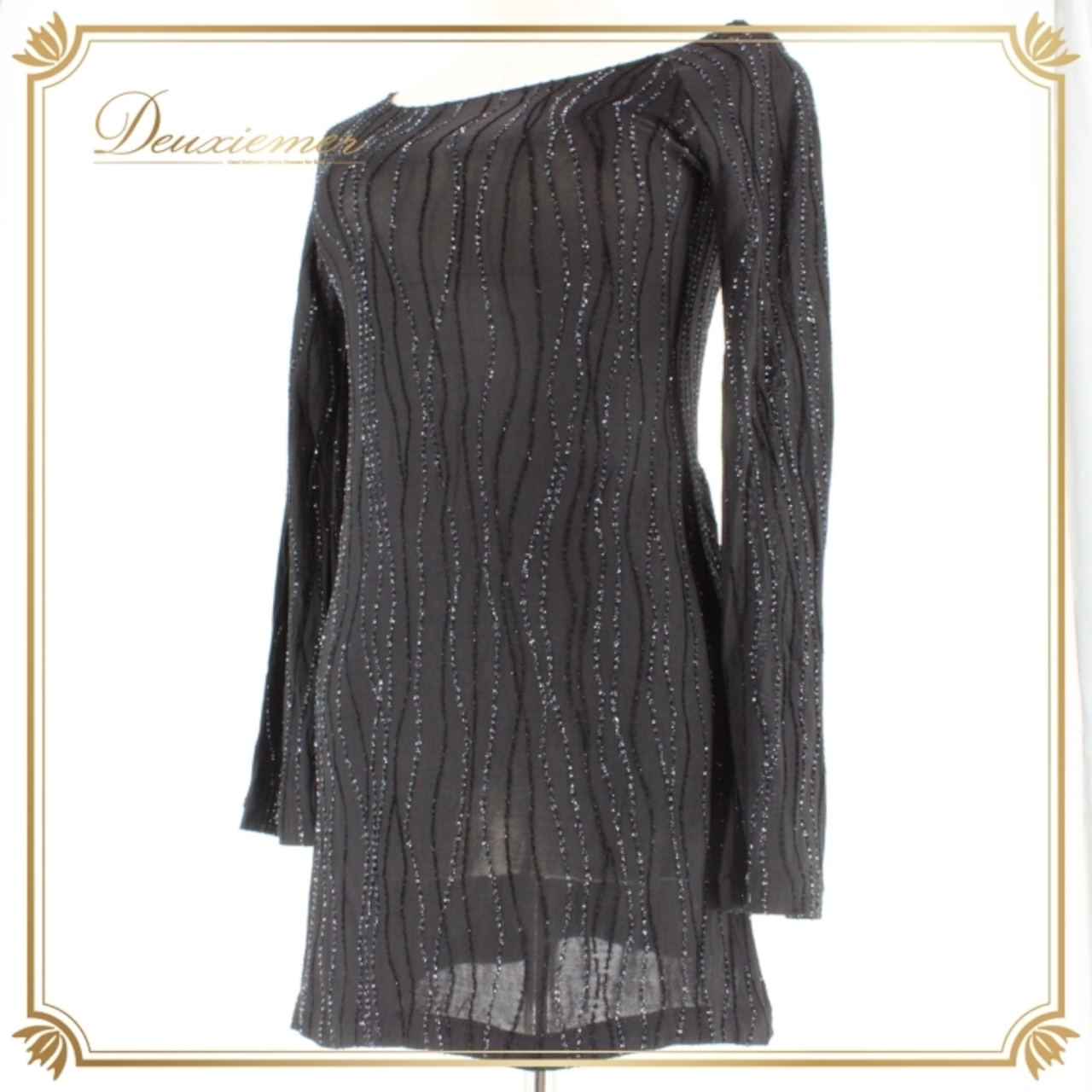 社交ダンス 衣装 スタンダード トップス レッスンウェア レディース Pianoforte di MaxMara 黒 ブラック系 長袖 練習着 フォーマル シンプル デザイン イタリア製 アーバン ブラック レディース トップス ダンス 練習着 フォーマルウェア ストレッチ スタイル 上品 おしゃれ 上質 発表会 しっとり 軽量