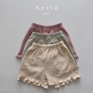 送料無料！4/19まで予約販売【Aosta 2024 summer collection 】 Eyelet Pants S(0歳〜1歳)〜XXL(4歳〜5歳)