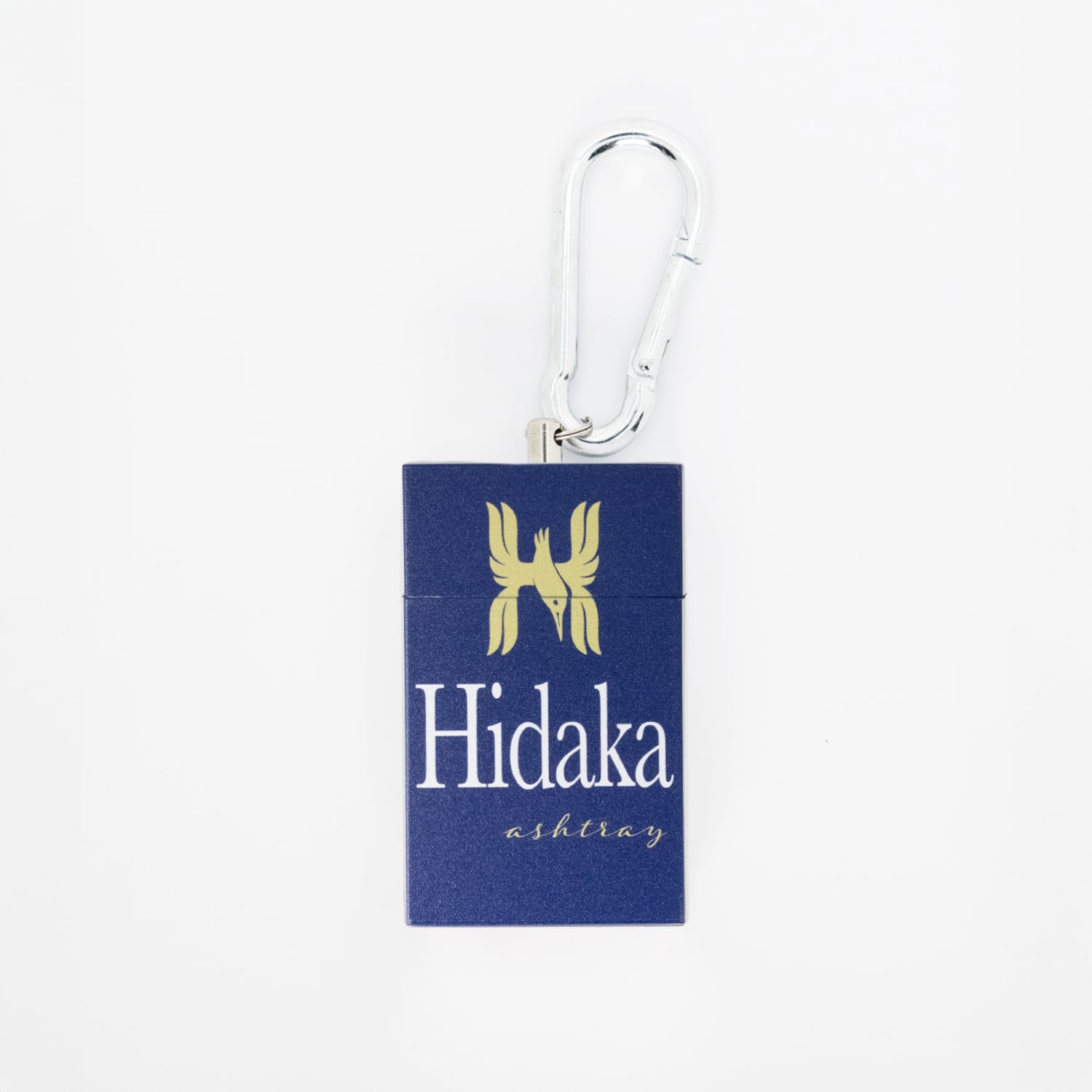 HIDAKA 26SS PORTABLE ASHTRAY - PEACE (NAVY)