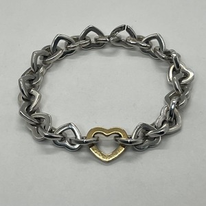 ティファニー TIFFANY オープン ハートリンク ブレスレット コンビ 希少