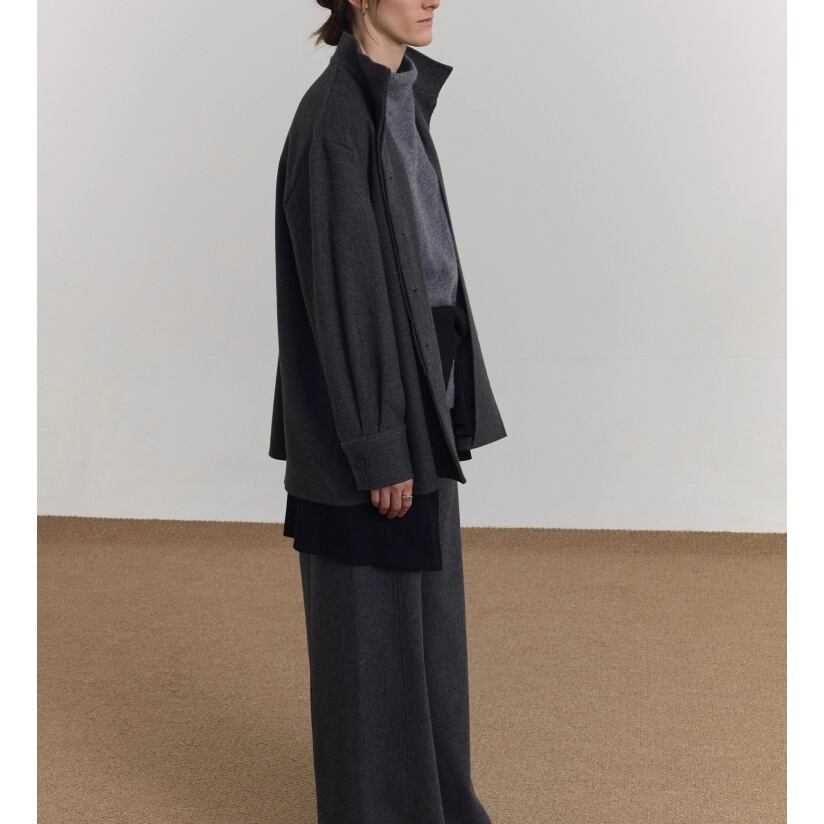 スタンドカラーシャツジャケット 1color MOJ0237