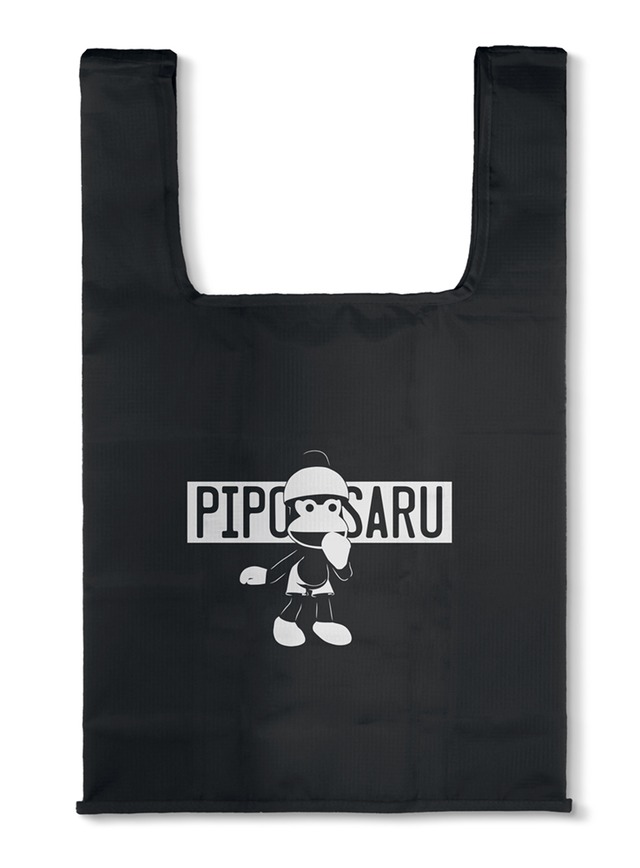 サルゲッチュ ピポサル エコバッグ/BLACK