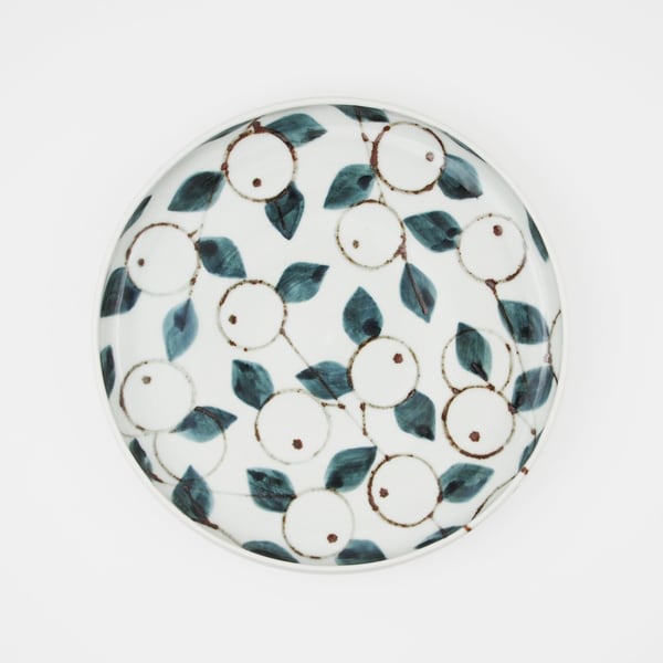 徳永遊心 みかんづくし 口巻皿6寸