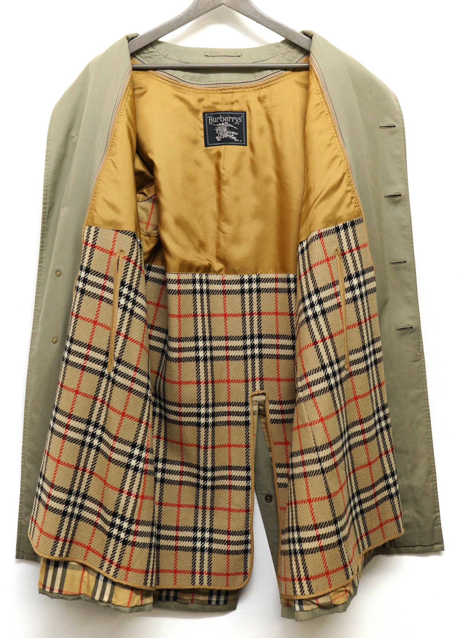 バーバリー コート ライナー付き 2way✨バーバリー ロングトレンチ