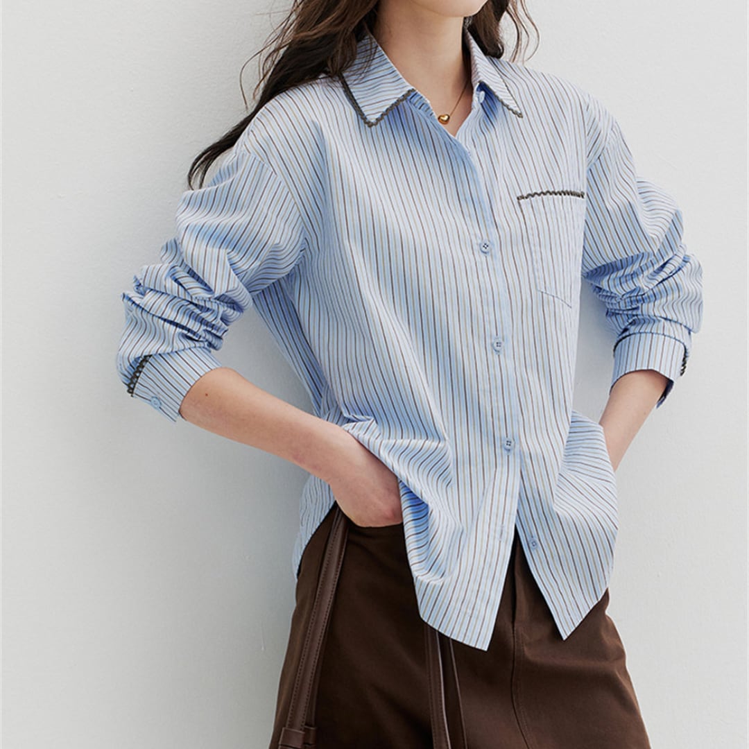 stripe casual shirt