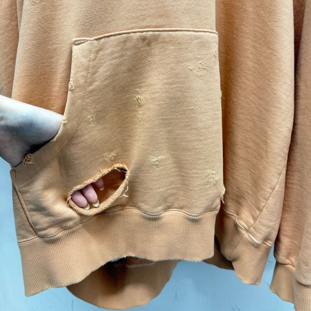 doublet ダブレット 23SS DESTROYED HOODIE フードパーカー