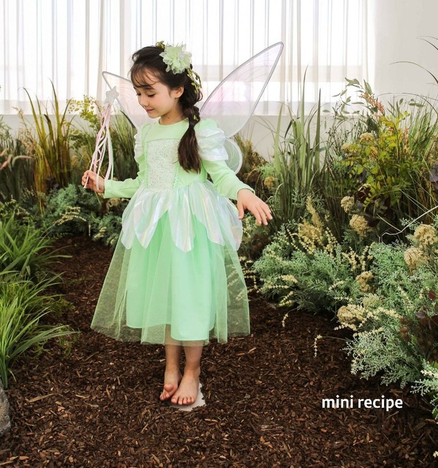 B品【即納】<mini recipe>  Tinkerbell fairy dress + Fairy wings