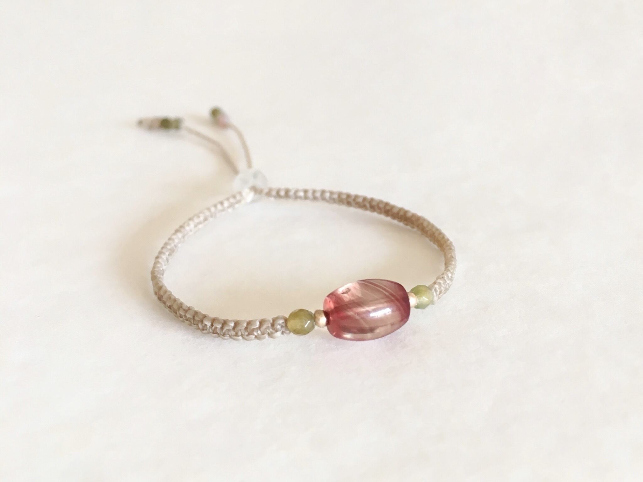 アンデシン macramé bracelet