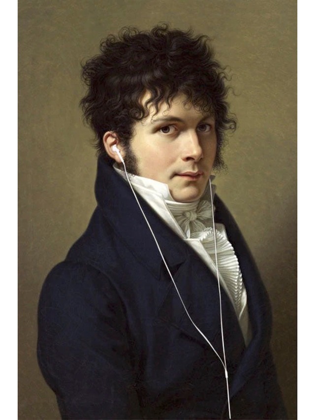肖像画 「ヘッドフォン」 / Historical Portrait "Headphones"