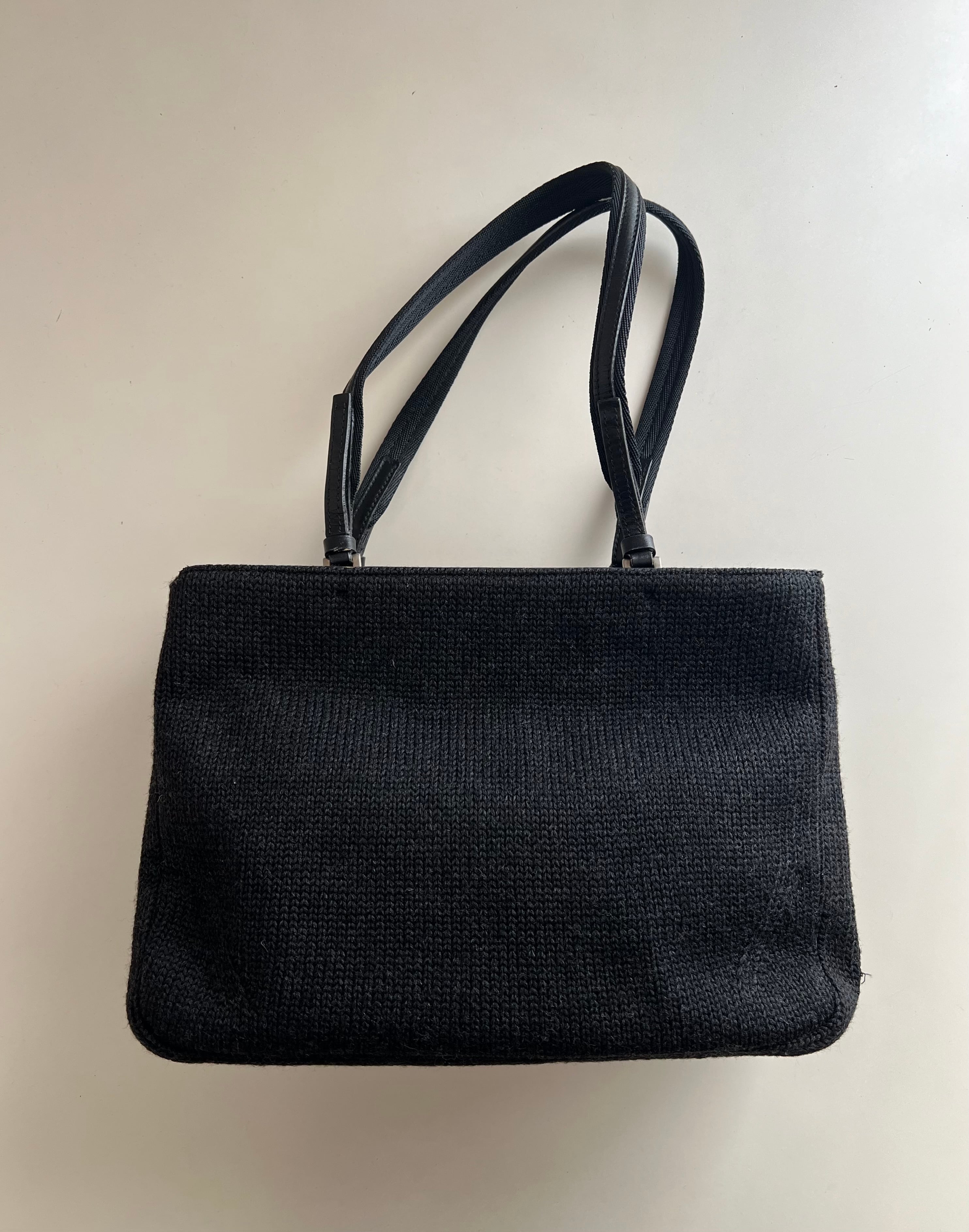 1998 PRADA MESH KNIT HAND BAG | triptraproll