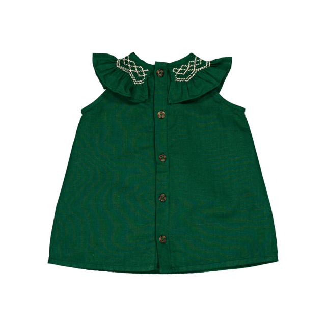 LOIR paris / THAIS LINO COTTON (GREEN) 26SS