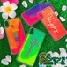 筆記体名入れ ネオンサンド iPhoneケース