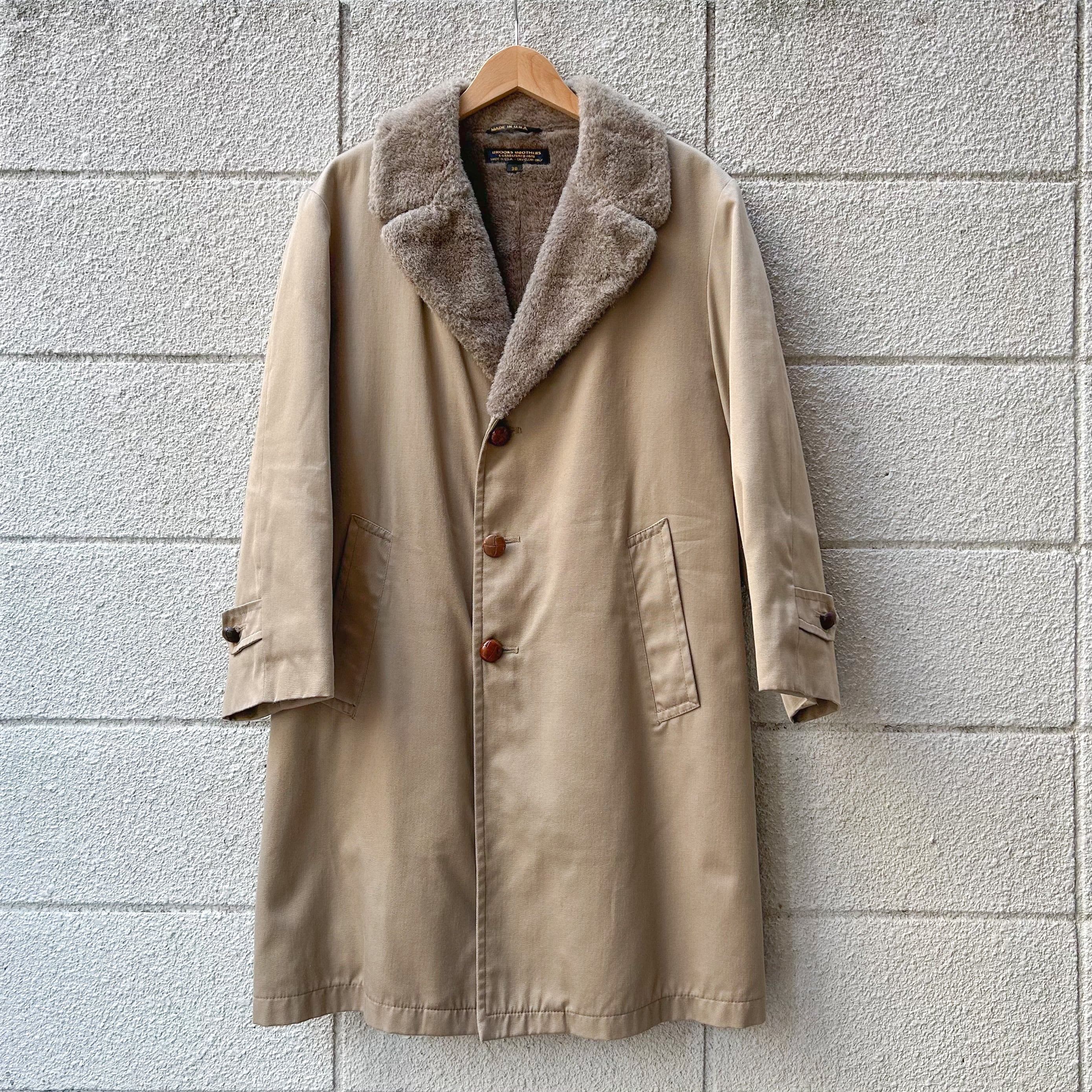 80's USA製 Brooks Brothers Lining Coat 38 / ブルックスブラザーズ