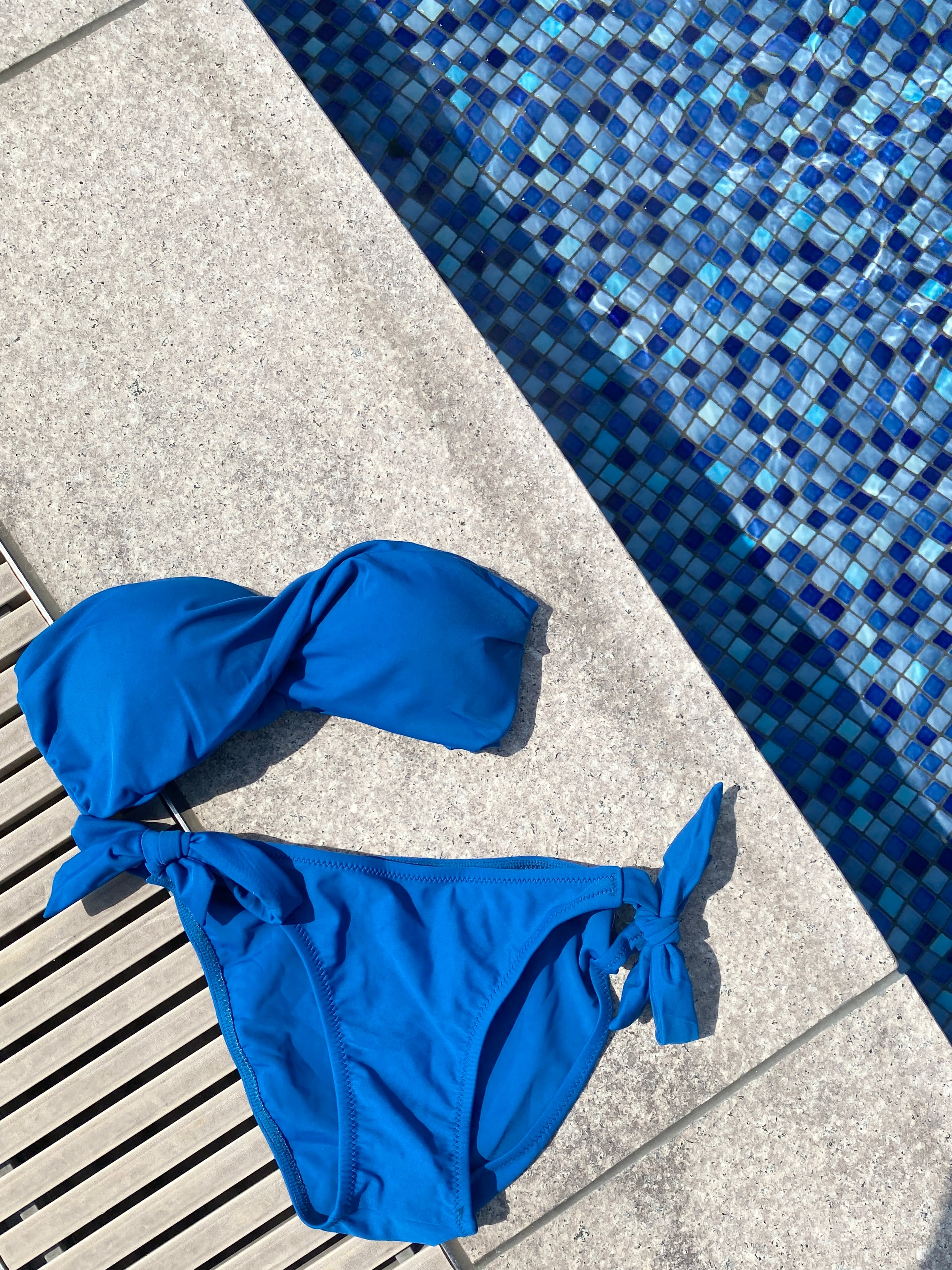 Twist bandeau binini (aqua blue) | AnZie