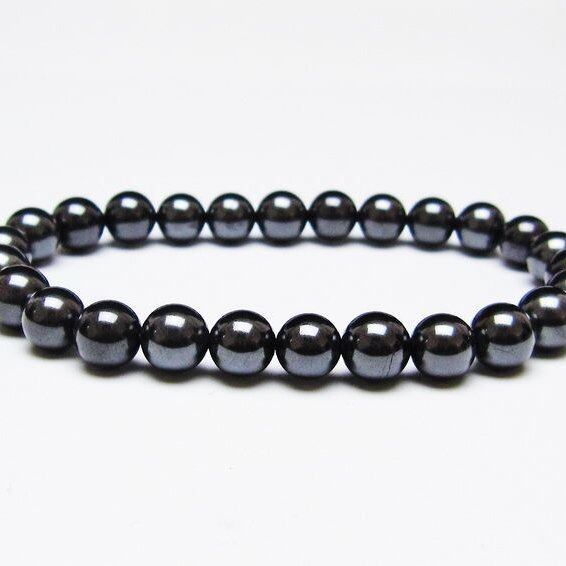 スギライト ブレスレット 7mm ブラックスギライト ブレスレット ブレス 一点物 メール便可 [M便 1/10] 111-47179