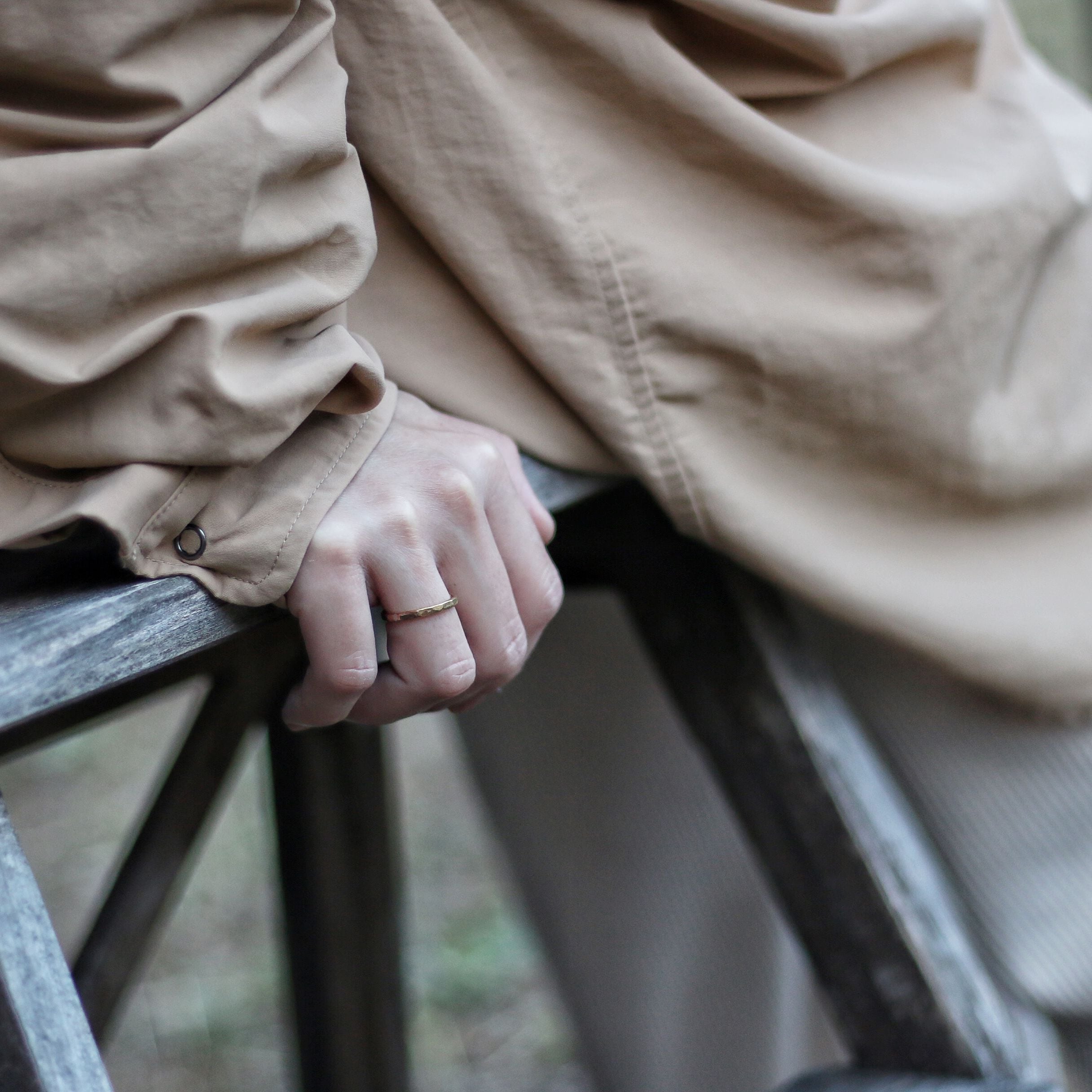 THE SUPERIOR LABOR/シュペリオールレイバー brass fine draw ring