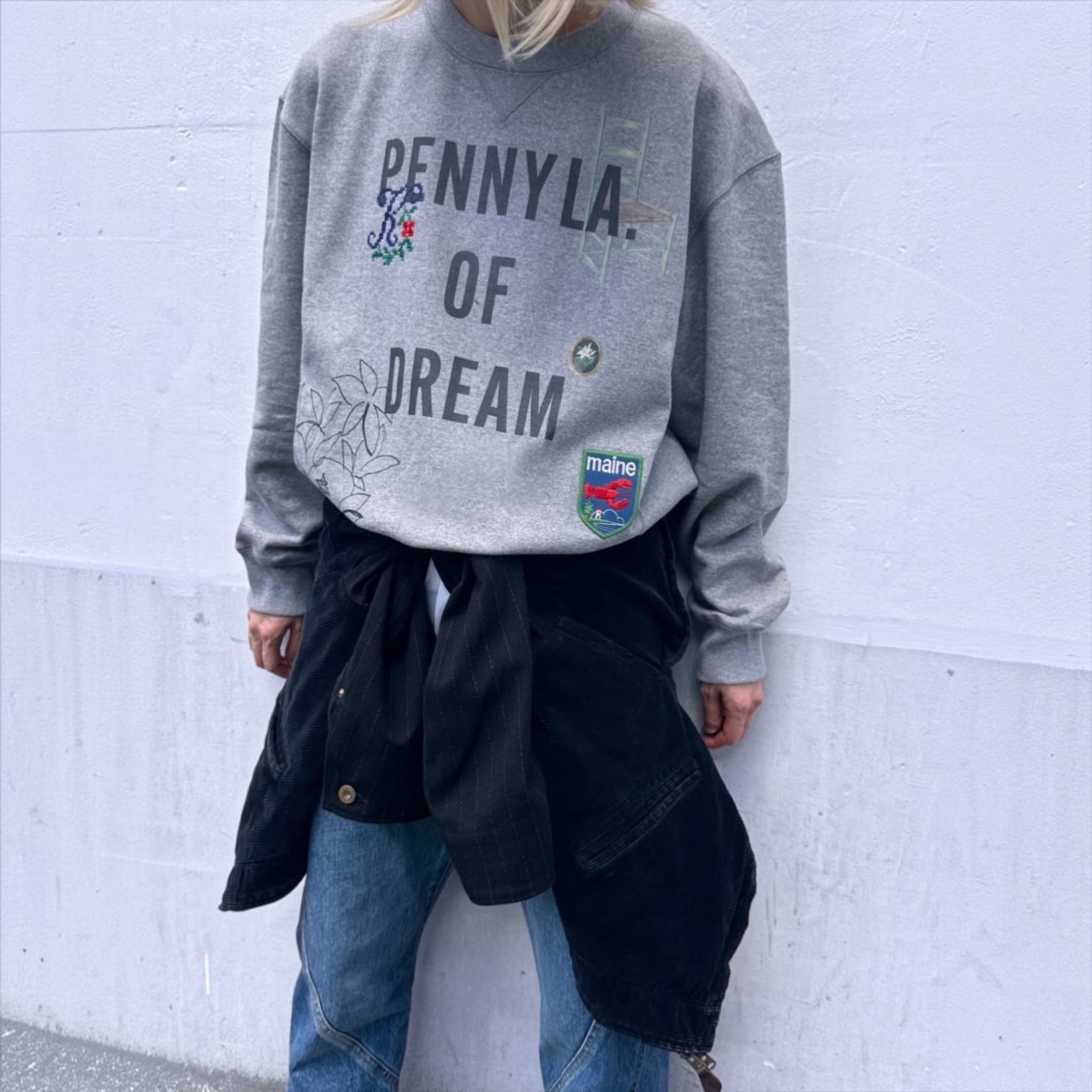 KHOKI  [HAND STITCHED SWEATSHIRT]