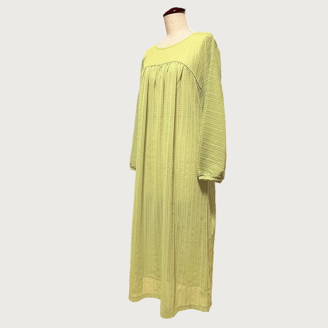 【2Way】マタニティウェアにも◎ レースワンピース｜若草色｜画像15