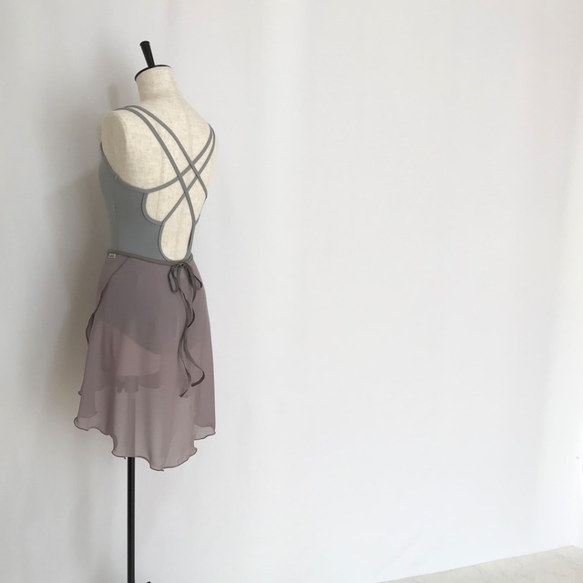 ◇"Tatiana" Ballet Wrap Skirt  -Grayish Lavender