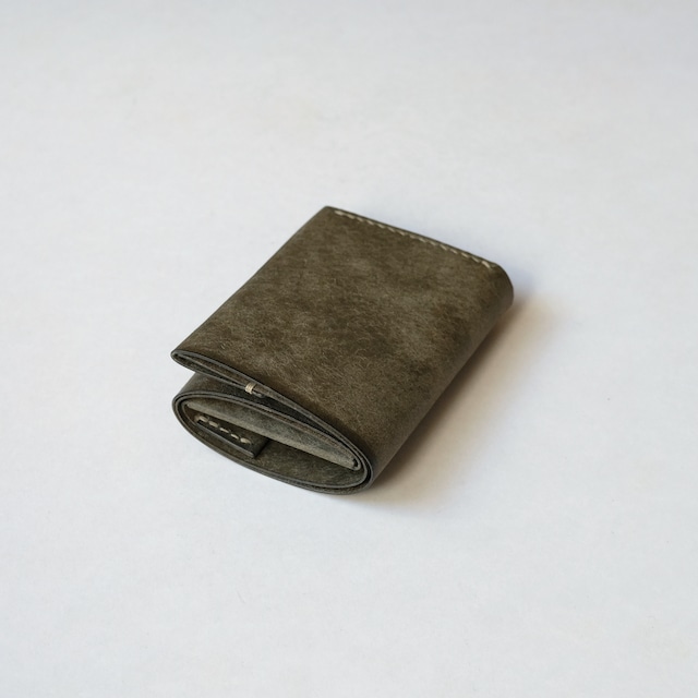 compact wallet / 三つ折り財布 - gri - プエブロ