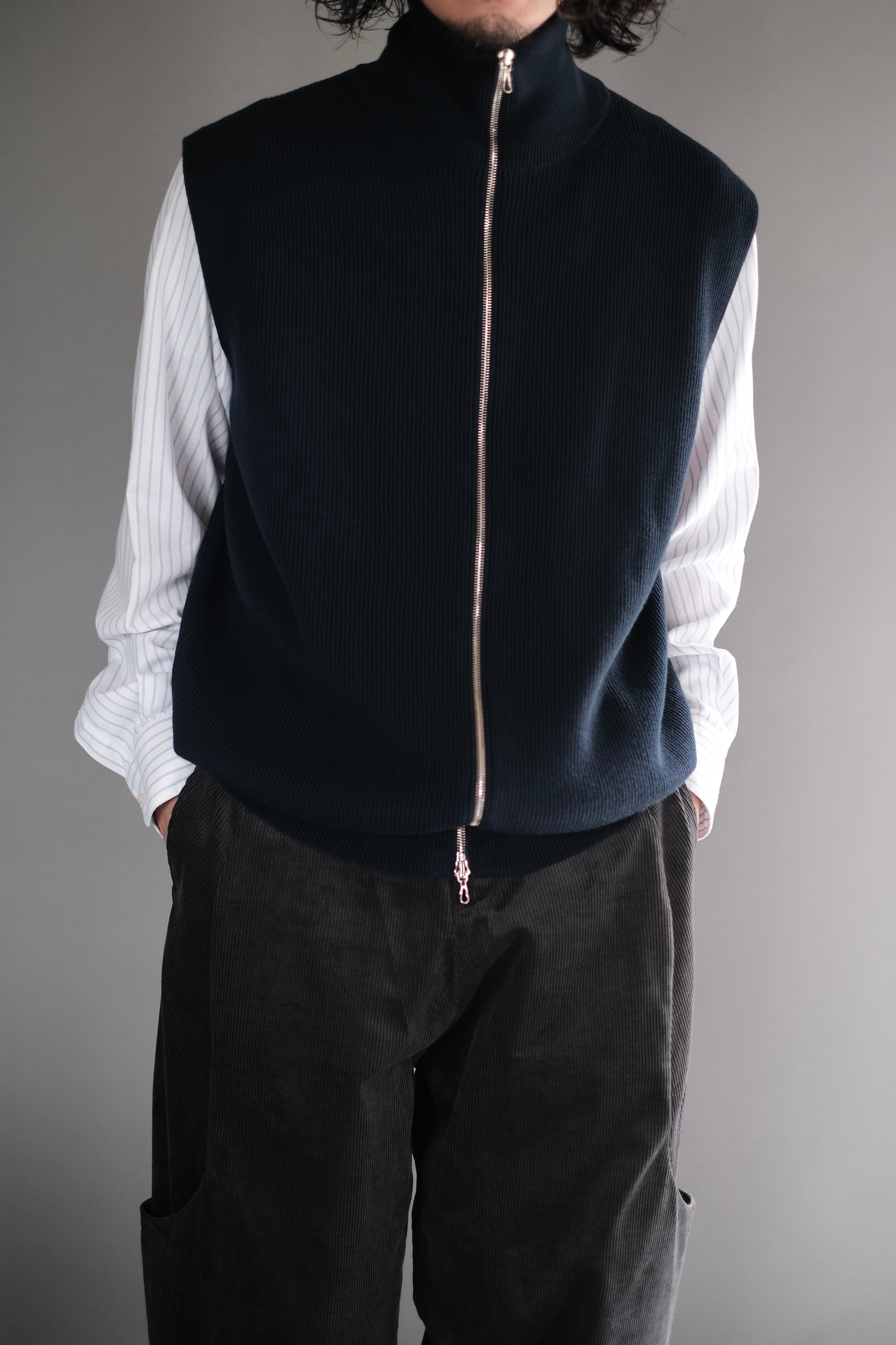 Graphpaper / High Density Drivers Knit Vest | LIVING Graphpaper / High Density Drivers Knit Vest | LIVING