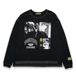 T.C.R SMOKING L/S TEE - BLACK