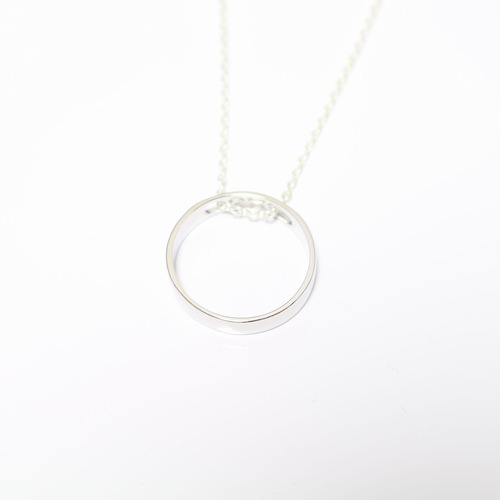 シルバー925 リング型チャーム ※チェーン付き