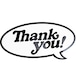 スケボー デッキ スケートボード ブランド ステッカー THANK YOU SKATEBOARDS サンキュー シール Thank You speech bubble Sticker ストリート オシャレ ファッション アイテム