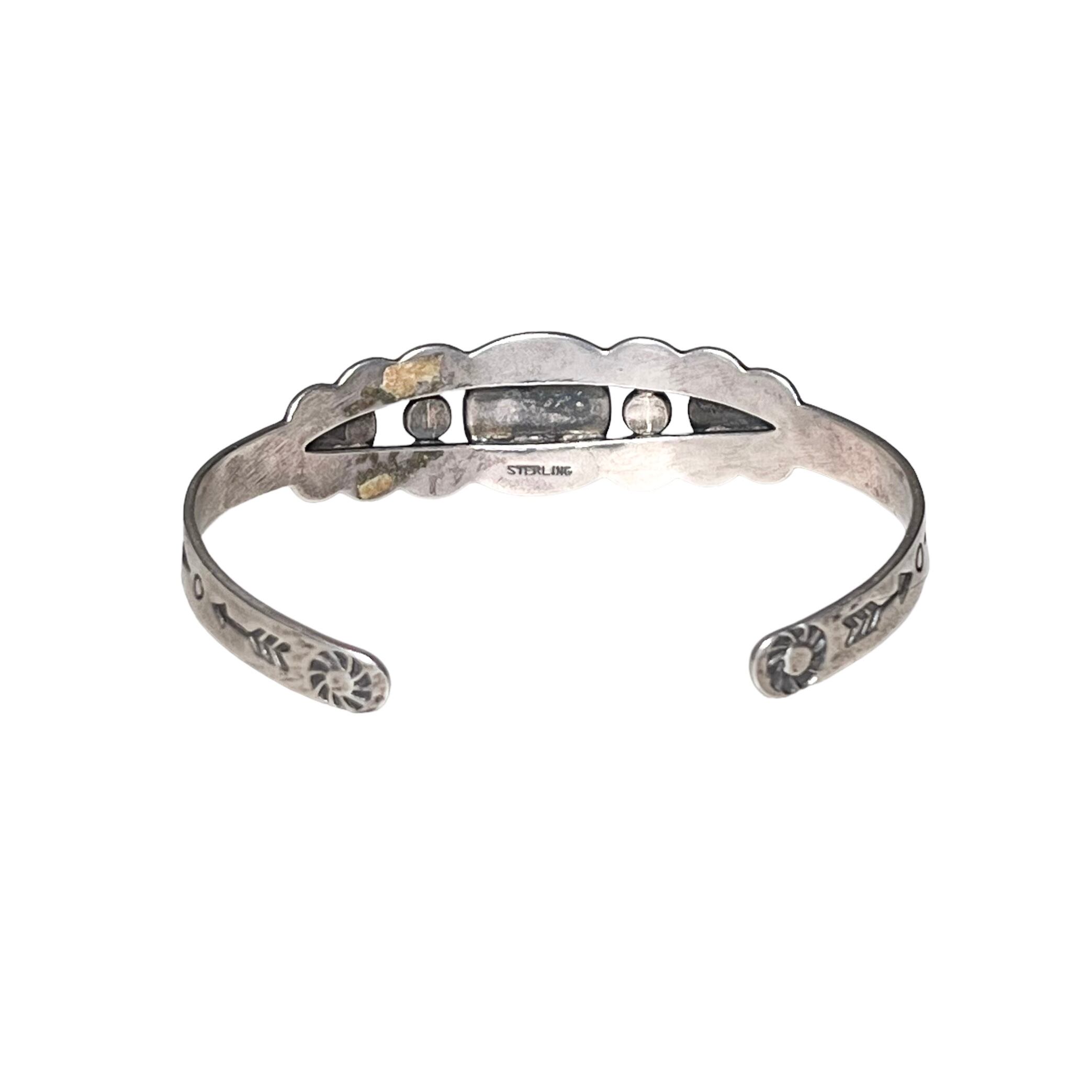 vintage navajo silver vangle fred harvey