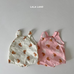 ＊SALE＊【2022SS即納】＊lala land＊     べべハートクマスーツ