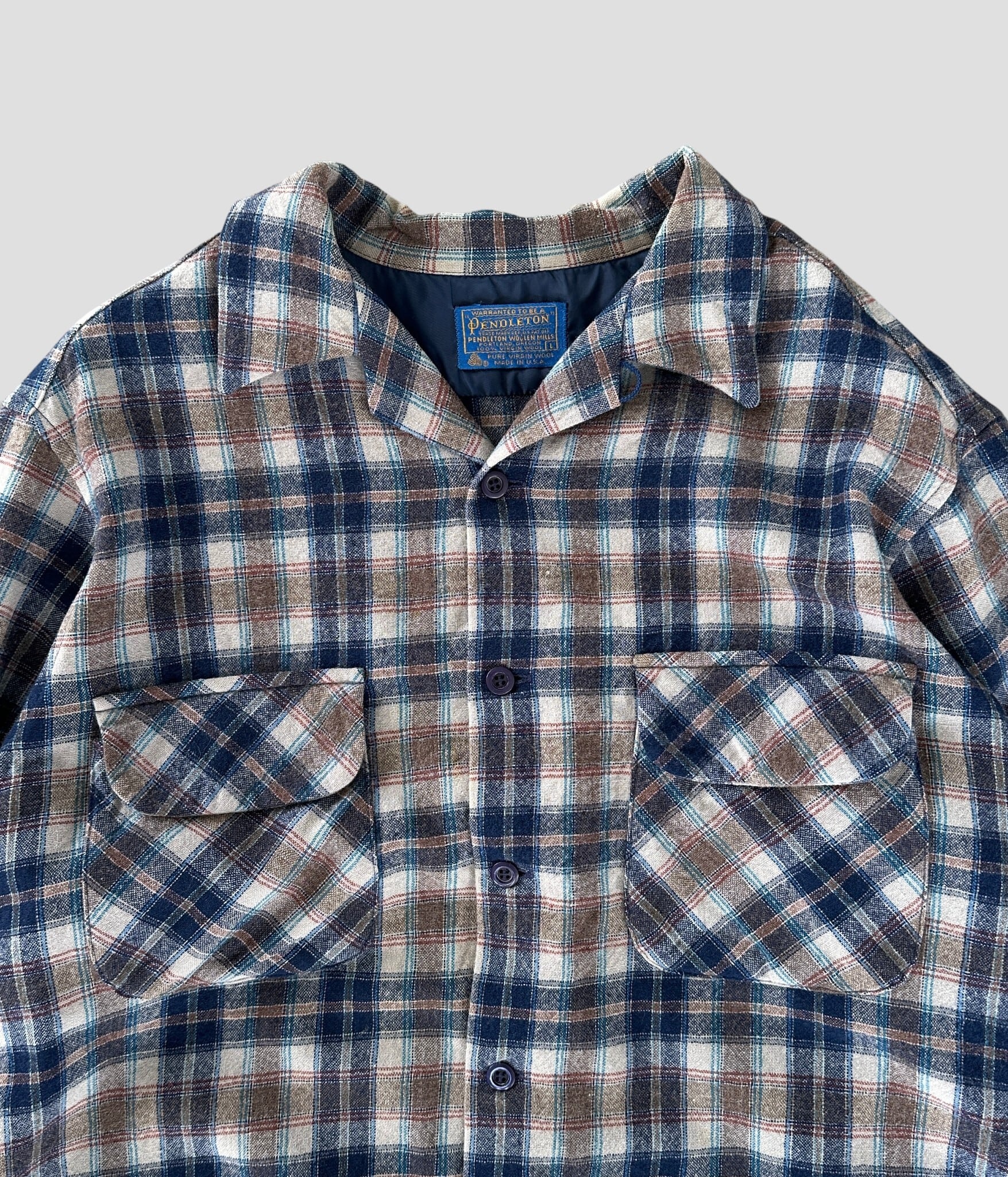 g*d様 値下げ70s PENDLETON vintage wool shirt 値下げ70s PENDLETON vintage wool shirt Lサイズ