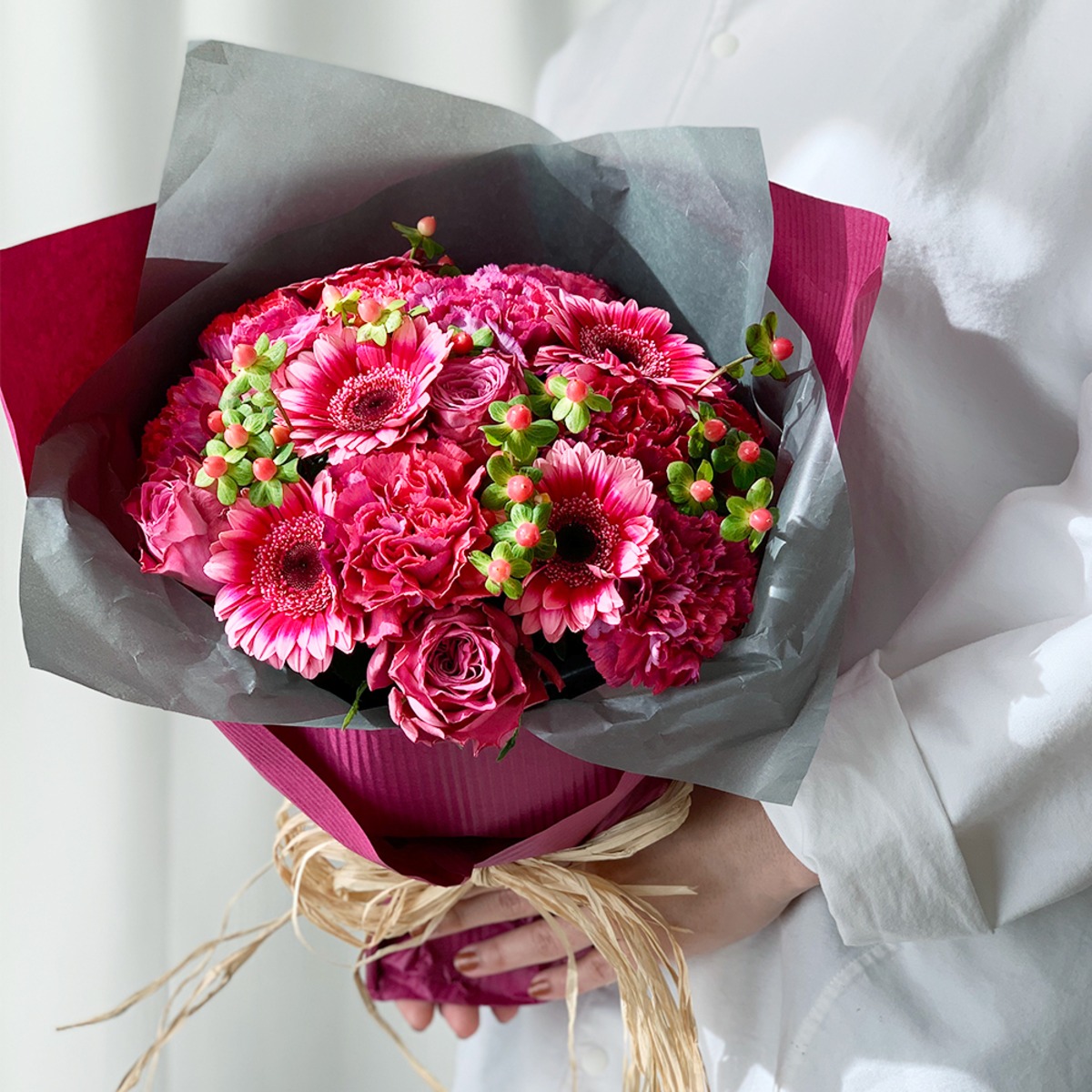 よいはなブーケ フランボワーズ 送料込み よいはな Yoihana 最高品質のお花をお届けするネット通販