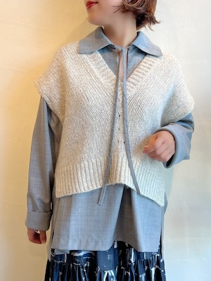 TICCA / ウールカシミヤ2WAYベスト