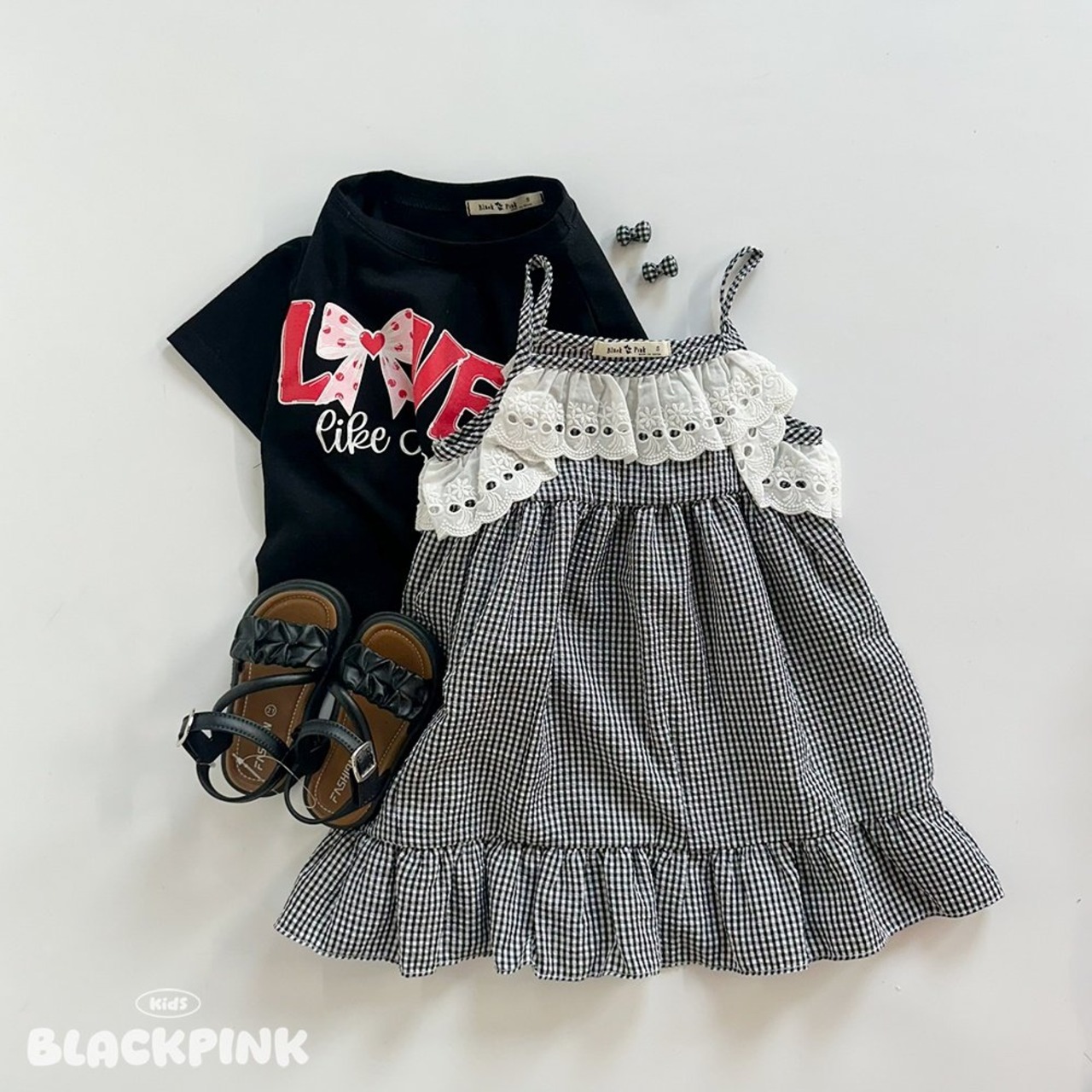 [BLACKPINK] Milk Tea Lace Dress (2XL) / [블랙핑크] 밀크티레이스원피스 (2XL)