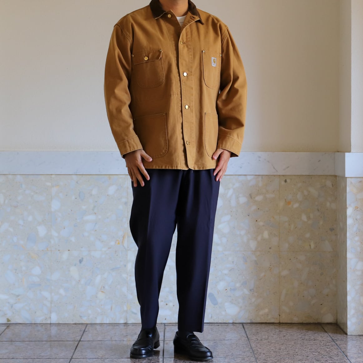 極美品】70s Carhartt special vintage coverall jacket size48 Big