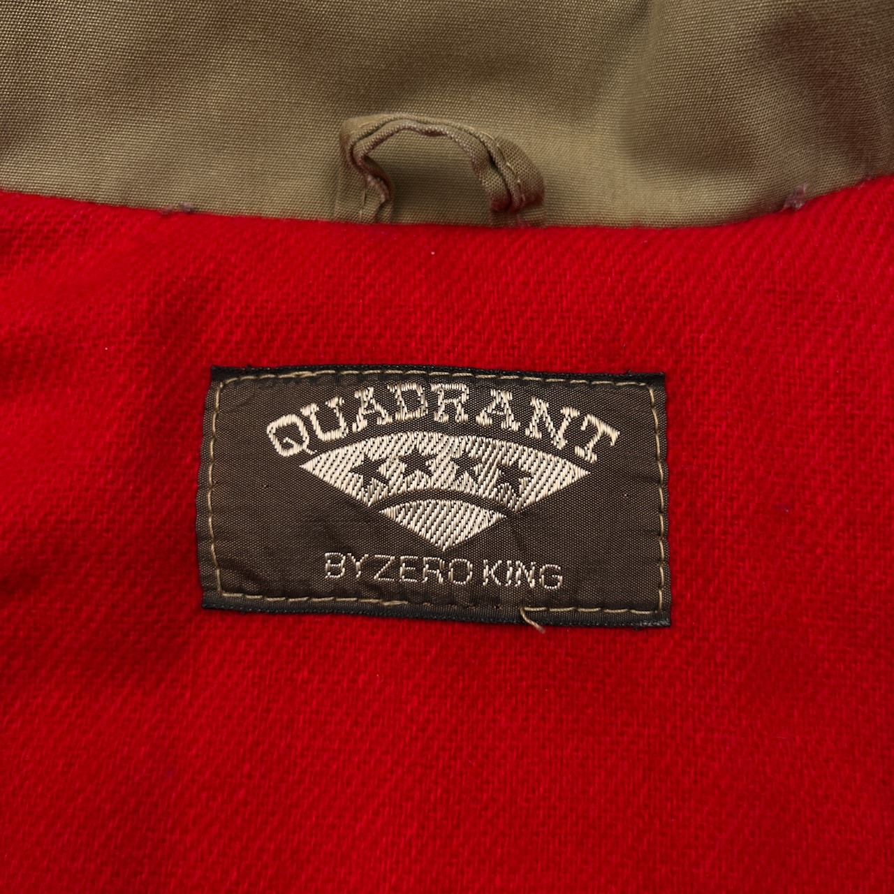 希少 レア ビンテージ QUADRANT BY ZERO KING クアドラント バイ ゼロ キング M-65 ミリタリー ジャケット サイズ XL~程度 /TALON/タロン