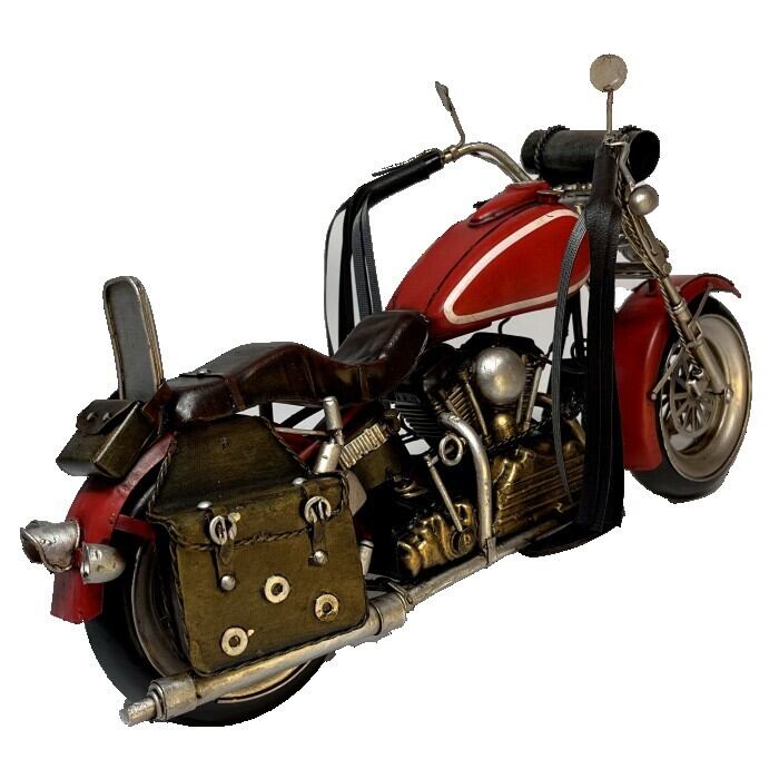 アンティーク モーターサイクル トイ ブリキ モーターサイクル バイク レッド ハーレー コレクション