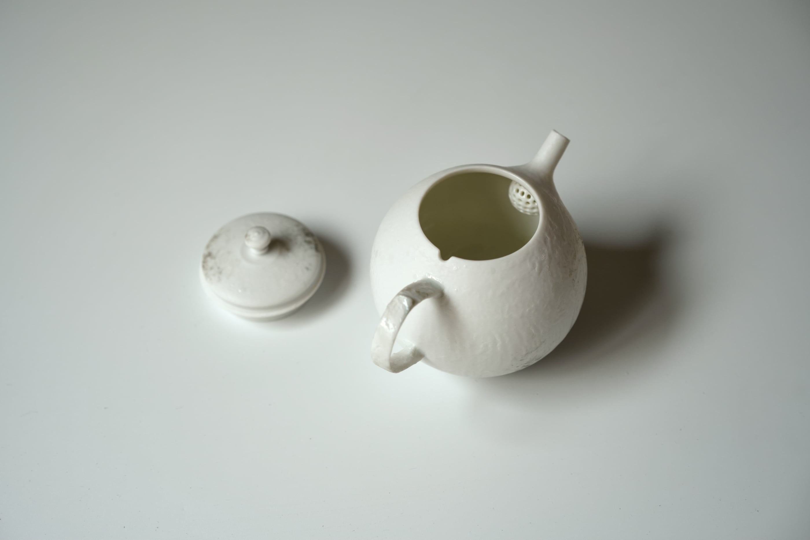 矢萩誉大】白磁中國茶壺（急須）/ 【Takahiro Yahagi】teapot | ichibutu