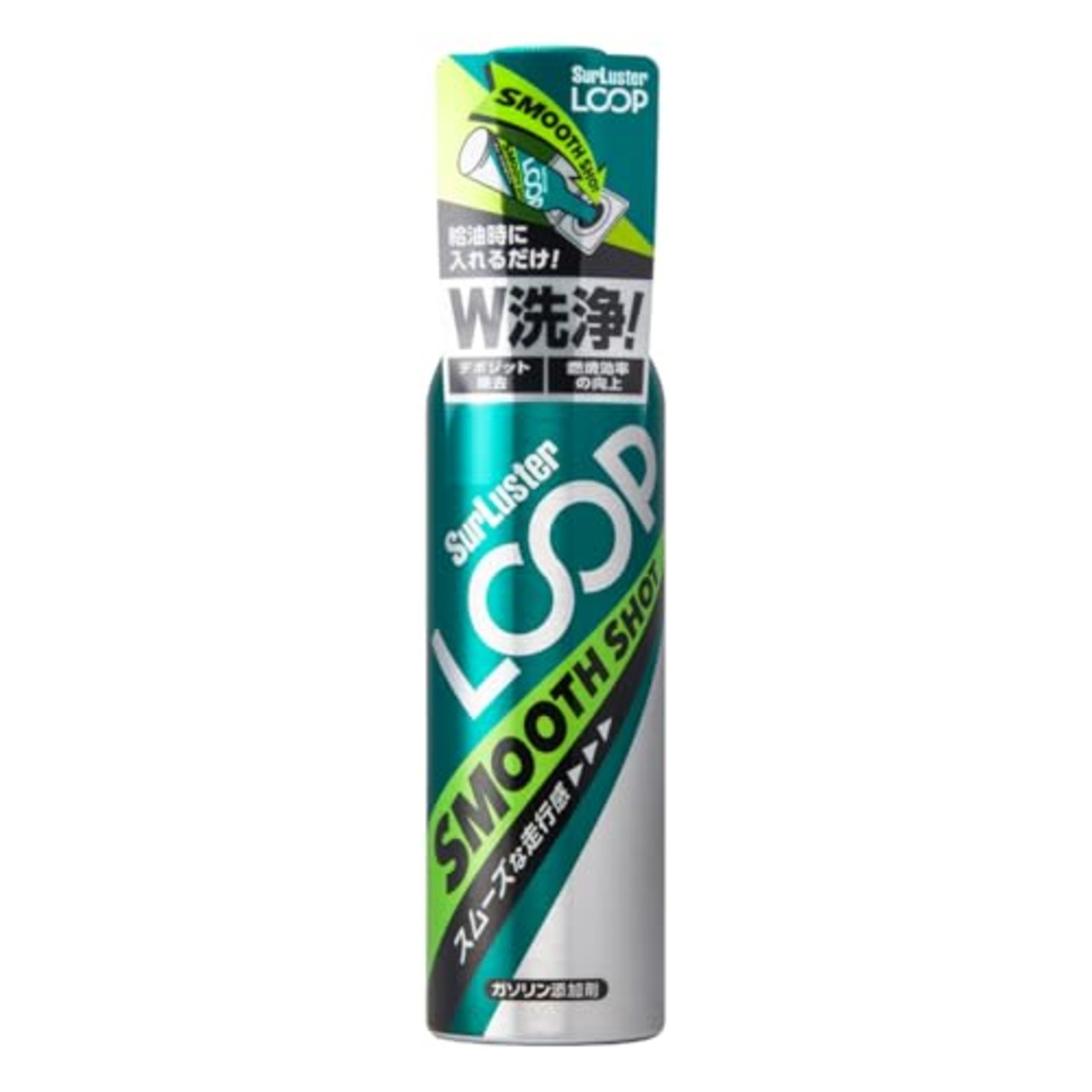 SurLuster(シュアラスター) ループ スムースショット 240ml ガソリン添加剤 ガソリン車 4サイクル 洗浄系燃料添加剤 燃費改善 振動軽減 レスポンス回復 PEA PIBA エンジン内洗浄効果 LP-13