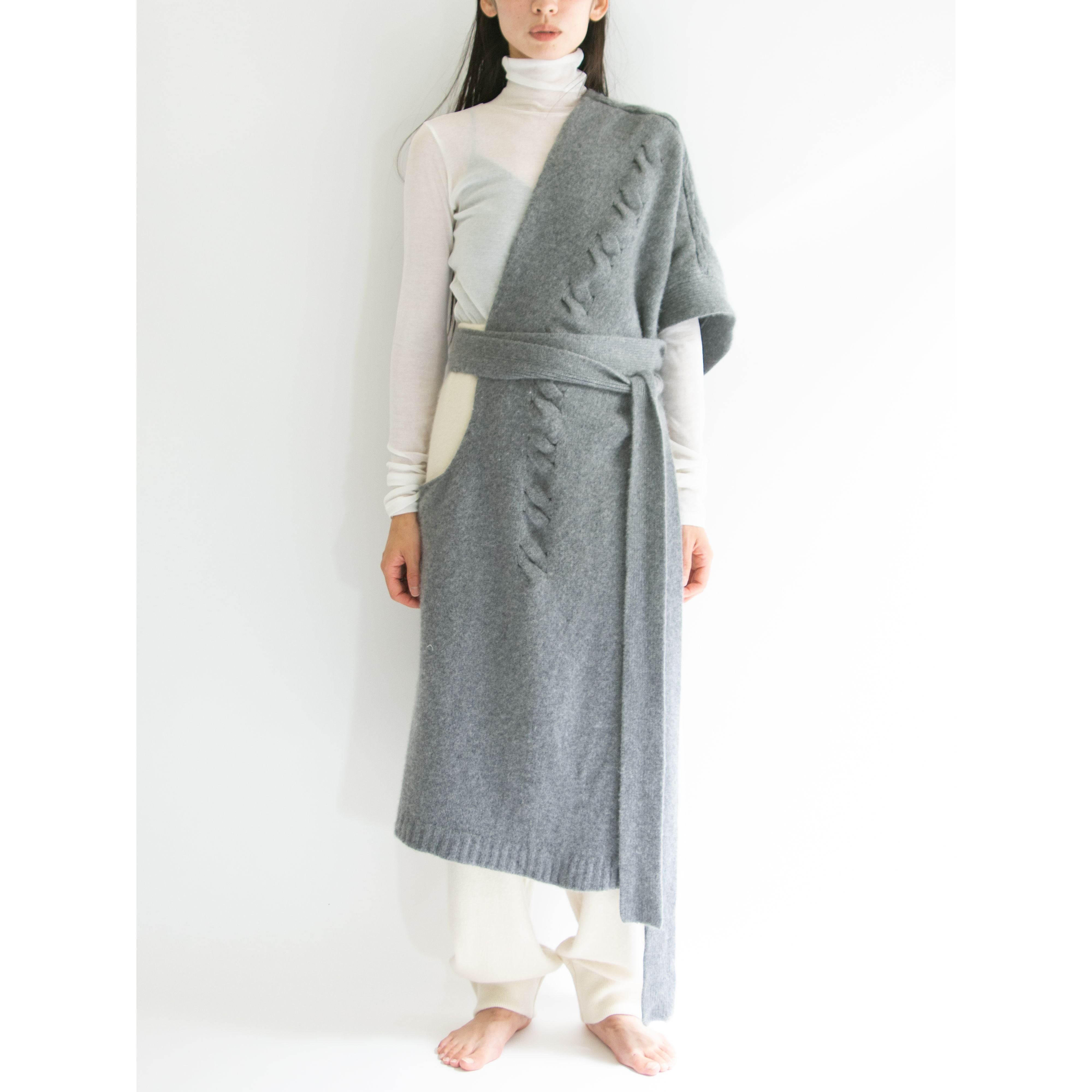 【Yves Saint Laurent】Made in Italy 09A/W Cashmere-Nylon-Polyurethane Knit Top（イヴ サンローラン イタリア製カシミヤナイロンポリウレタン ニットトップス セーター）