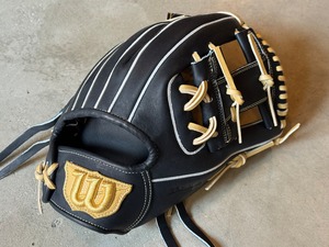 2026年限定モデル　BASIC LAB DUAL【Wilson】軟式用グローブ　86型 ［Wilson中村氏］直伝型付け　ブリック